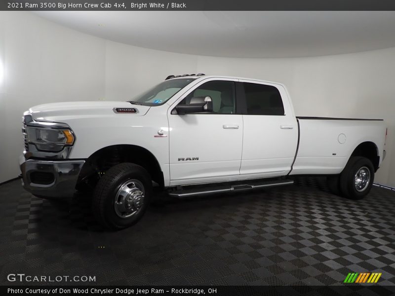 Bright White / Black 2021 Ram 3500 Big Horn Crew Cab 4x4