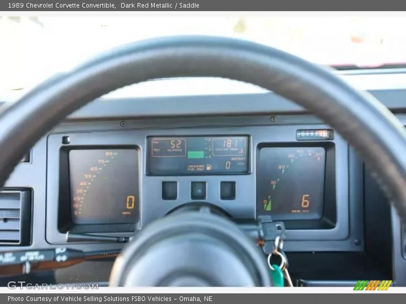  1989 Corvette Convertible Convertible Gauges