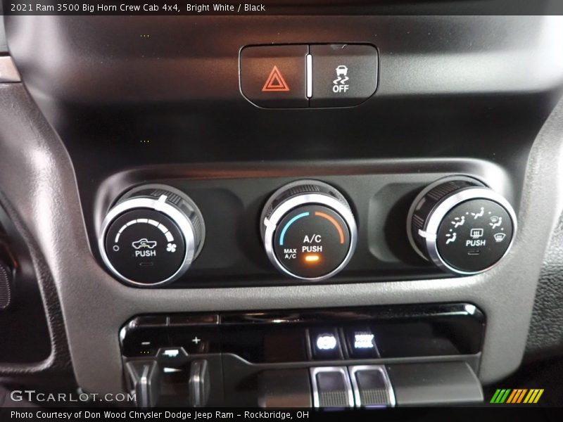 Bright White / Black 2021 Ram 3500 Big Horn Crew Cab 4x4