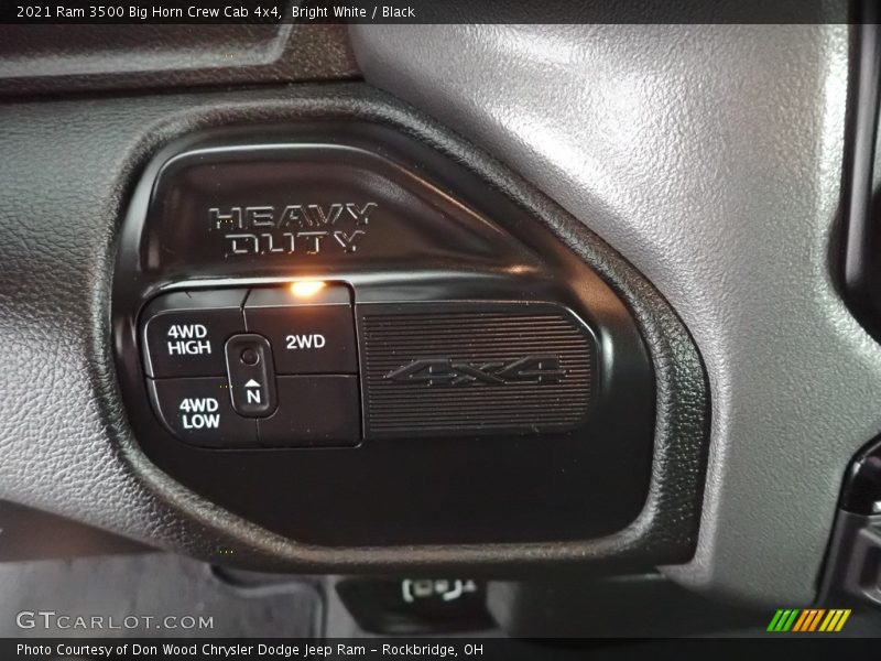 Bright White / Black 2021 Ram 3500 Big Horn Crew Cab 4x4