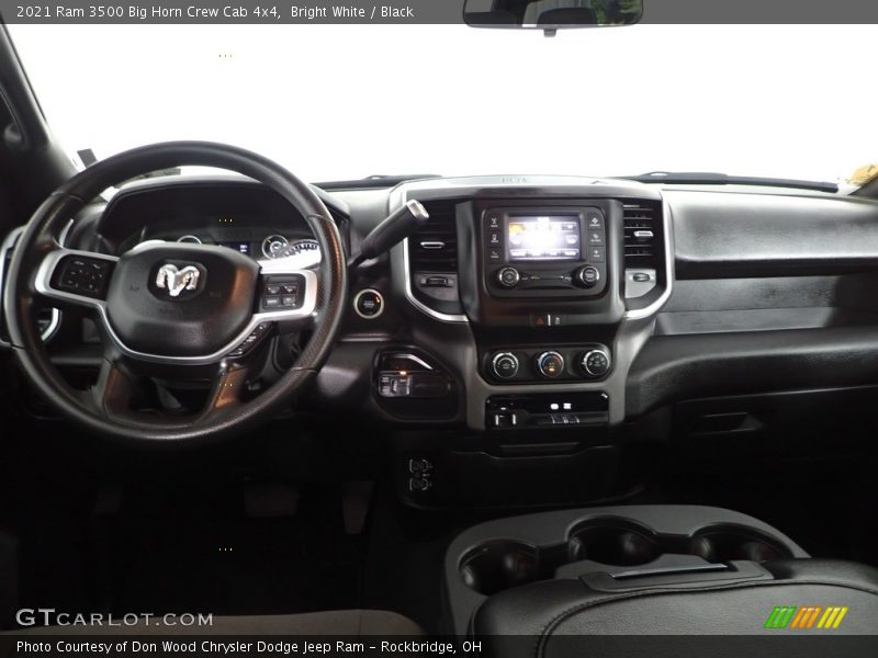 Bright White / Black 2021 Ram 3500 Big Horn Crew Cab 4x4