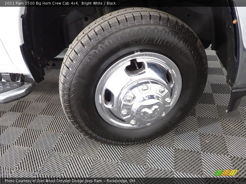 Bright White / Black 2021 Ram 3500 Big Horn Crew Cab 4x4
