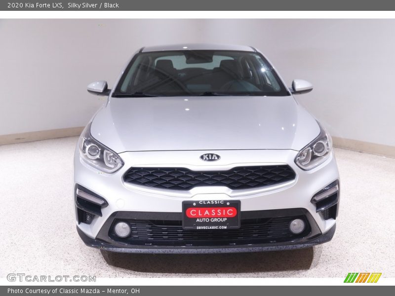 Silky Silver / Black 2020 Kia Forte LXS