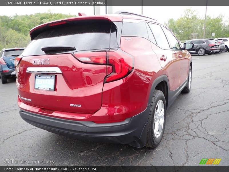 Red Quartz Tintcoat / Jet Black 2020 GMC Terrain SLE AWD