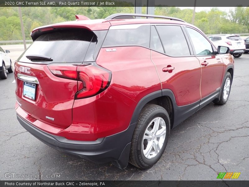 Red Quartz Tintcoat / Jet Black 2020 GMC Terrain SLE AWD