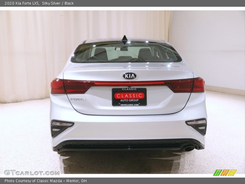 Silky Silver / Black 2020 Kia Forte LXS