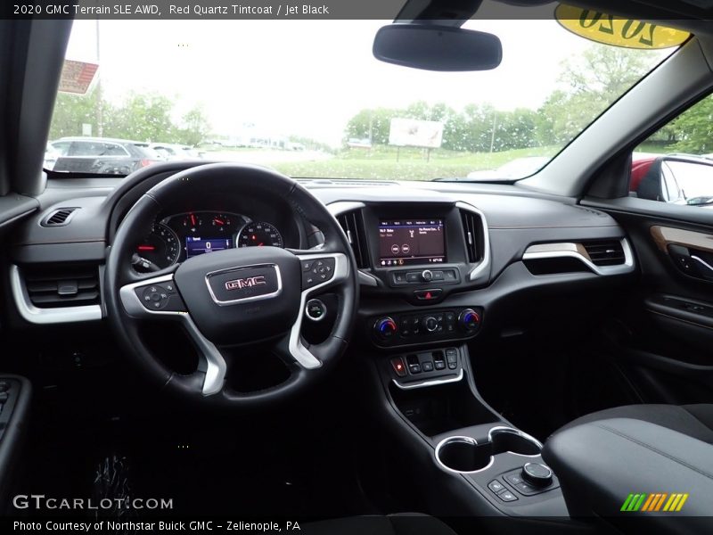 Red Quartz Tintcoat / Jet Black 2020 GMC Terrain SLE AWD