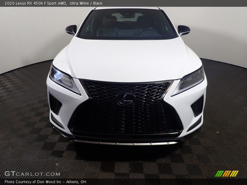 Ultra White / Black 2020 Lexus RX 450h F Sport AWD