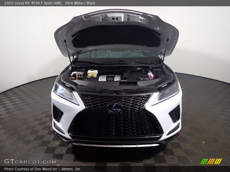 Ultra White / Black 2020 Lexus RX 450h F Sport AWD