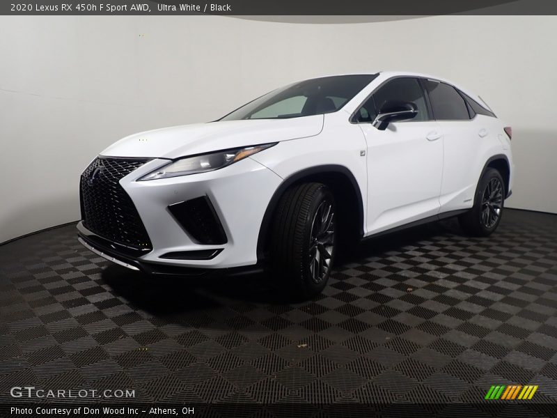 Ultra White / Black 2020 Lexus RX 450h F Sport AWD