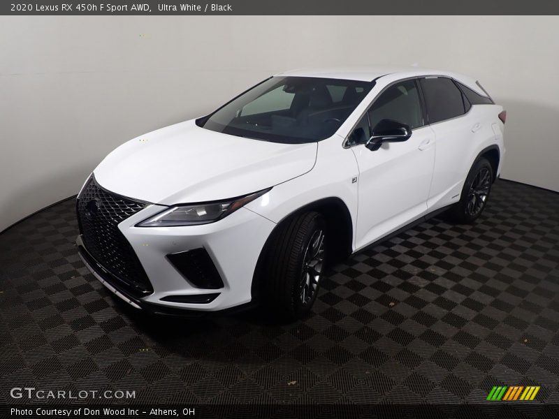 Ultra White / Black 2020 Lexus RX 450h F Sport AWD