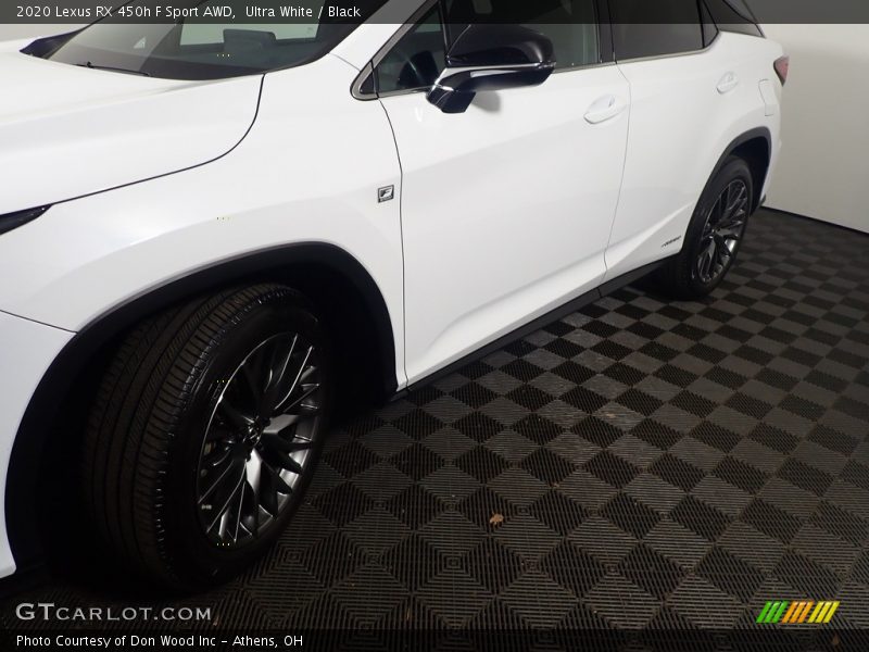 Ultra White / Black 2020 Lexus RX 450h F Sport AWD