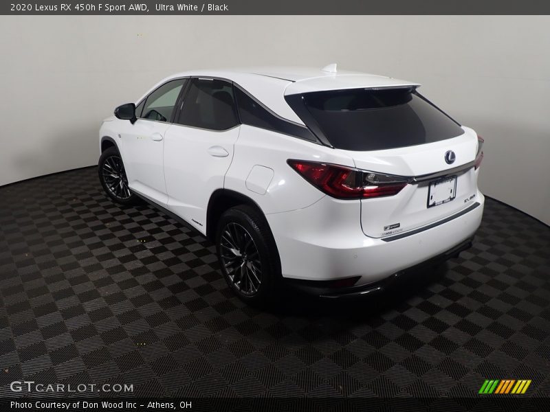 Ultra White / Black 2020 Lexus RX 450h F Sport AWD