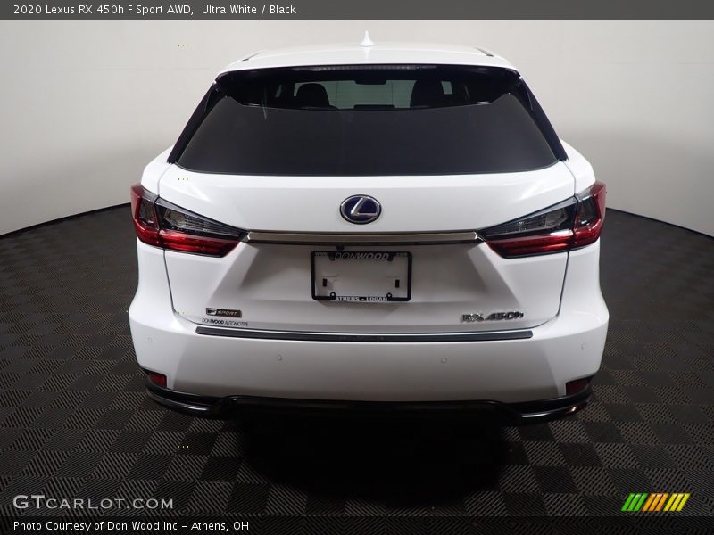 Ultra White / Black 2020 Lexus RX 450h F Sport AWD