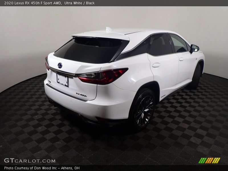 Ultra White / Black 2020 Lexus RX 450h F Sport AWD