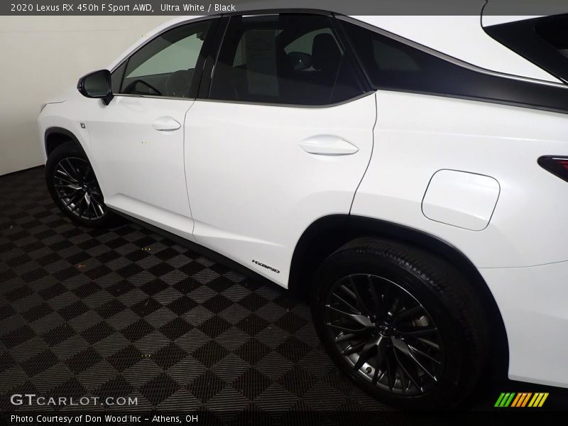 Ultra White / Black 2020 Lexus RX 450h F Sport AWD