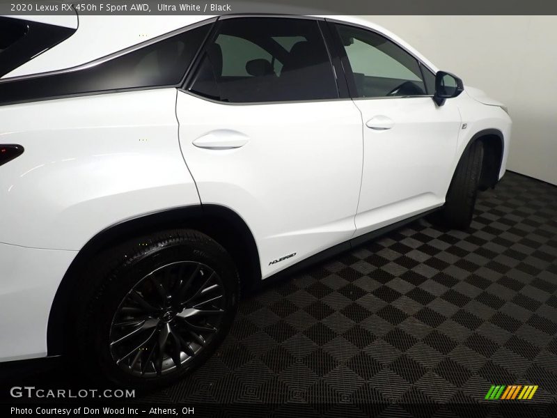 Ultra White / Black 2020 Lexus RX 450h F Sport AWD