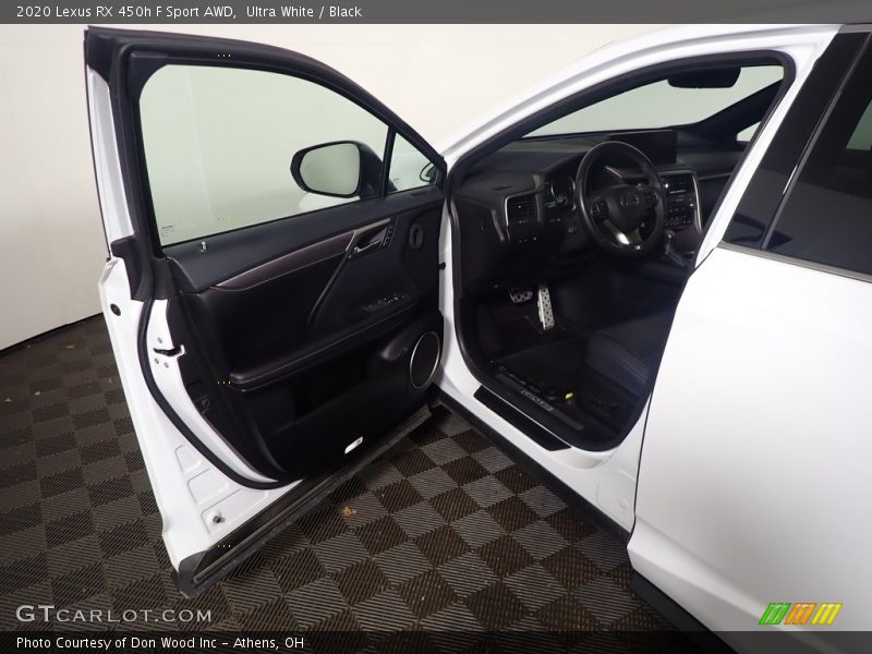 Ultra White / Black 2020 Lexus RX 450h F Sport AWD