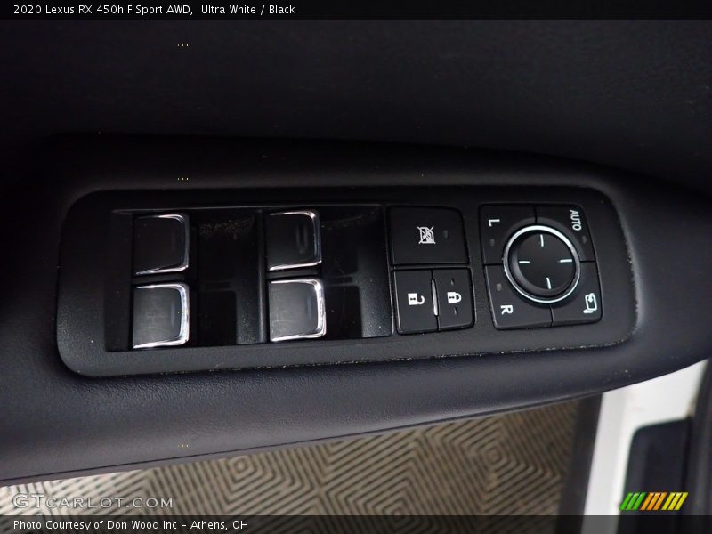 Ultra White / Black 2020 Lexus RX 450h F Sport AWD