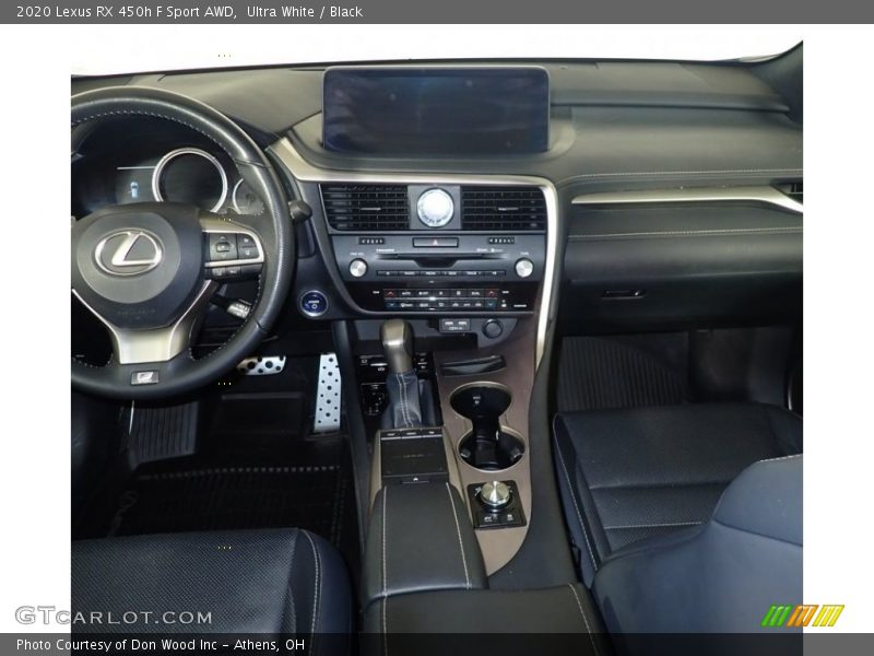 Ultra White / Black 2020 Lexus RX 450h F Sport AWD