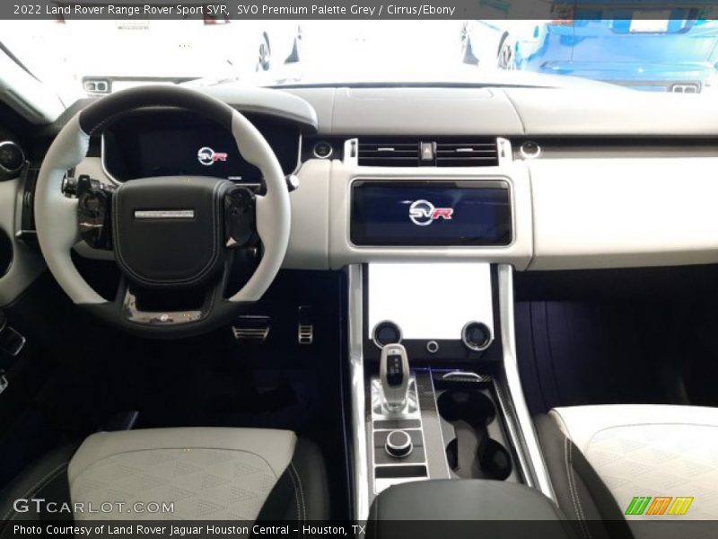 Dashboard of 2022 Range Rover Sport SVR