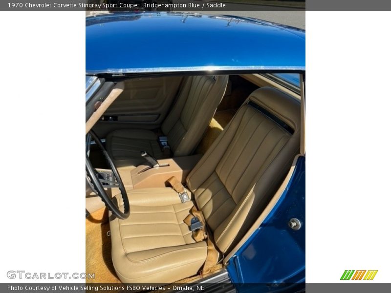 Front Seat of 1970 Corvette Stingray Sport Coupe
