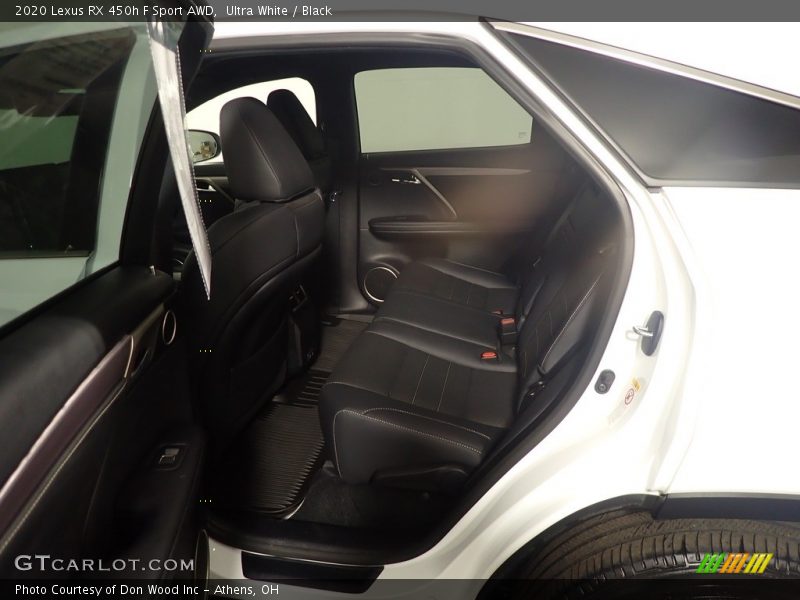 Ultra White / Black 2020 Lexus RX 450h F Sport AWD