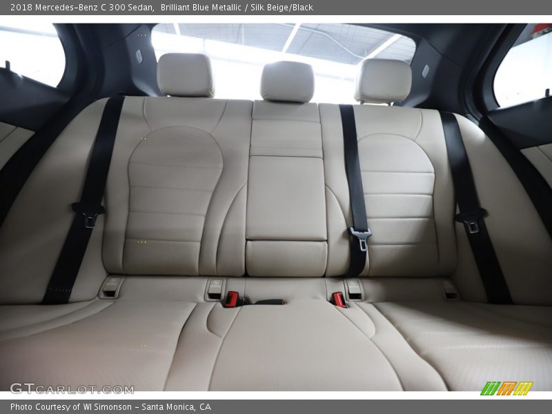 Brilliant Blue Metallic / Silk Beige/Black 2018 Mercedes-Benz C 300 Sedan