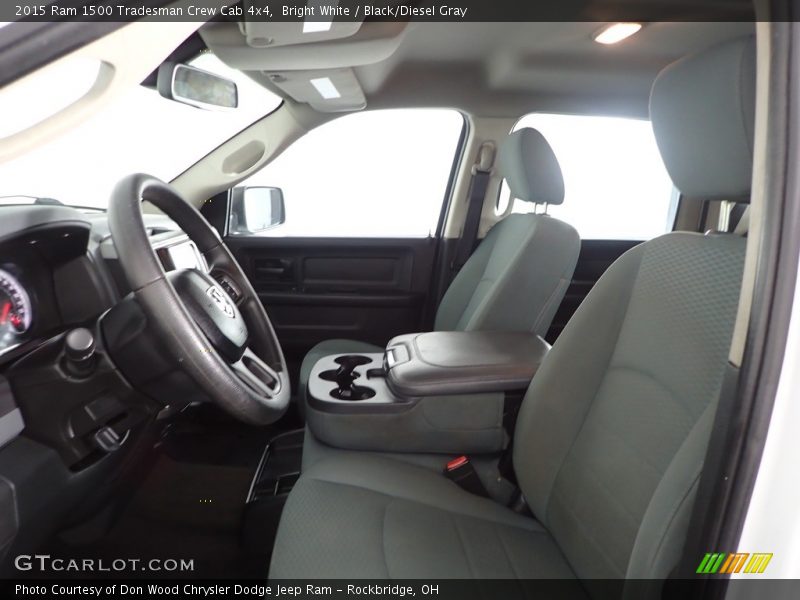 Bright White / Black/Diesel Gray 2015 Ram 1500 Tradesman Crew Cab 4x4