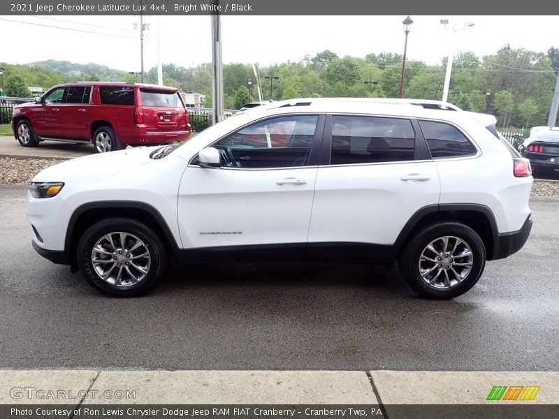 Bright White / Black 2021 Jeep Cherokee Latitude Lux 4x4