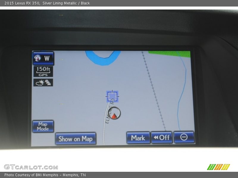 Silver Lining Metallic / Black 2015 Lexus RX 350
