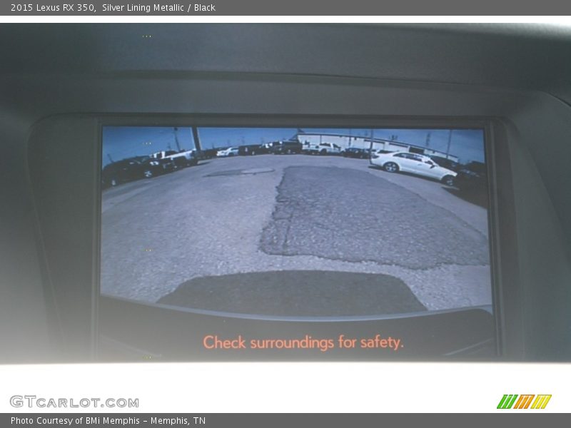 Silver Lining Metallic / Black 2015 Lexus RX 350