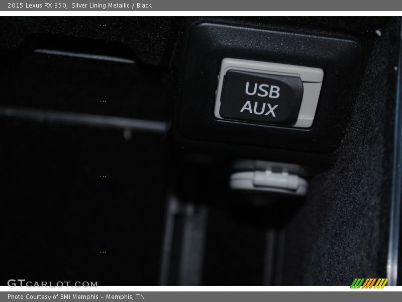 Silver Lining Metallic / Black 2015 Lexus RX 350