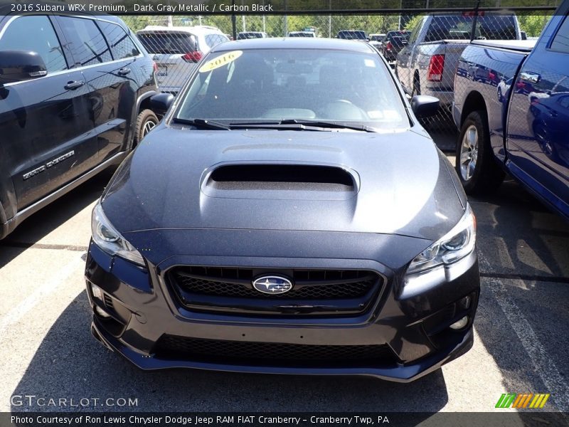 Dark Gray Metallic / Carbon Black 2016 Subaru WRX Premium