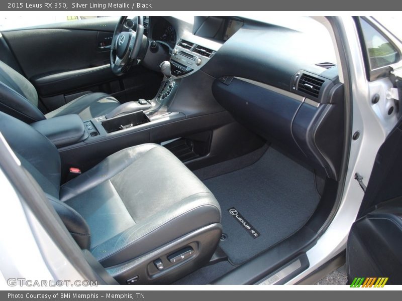 Silver Lining Metallic / Black 2015 Lexus RX 350