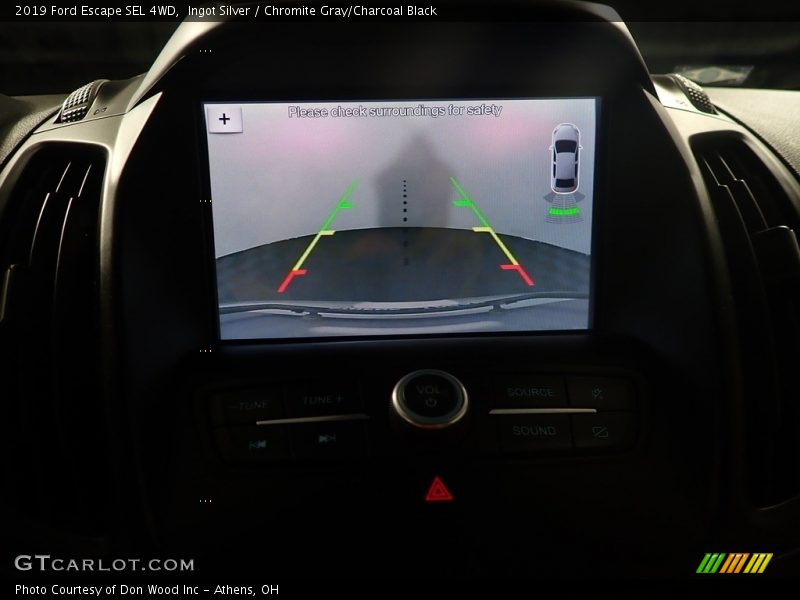 Ingot Silver / Chromite Gray/Charcoal Black 2019 Ford Escape SEL 4WD