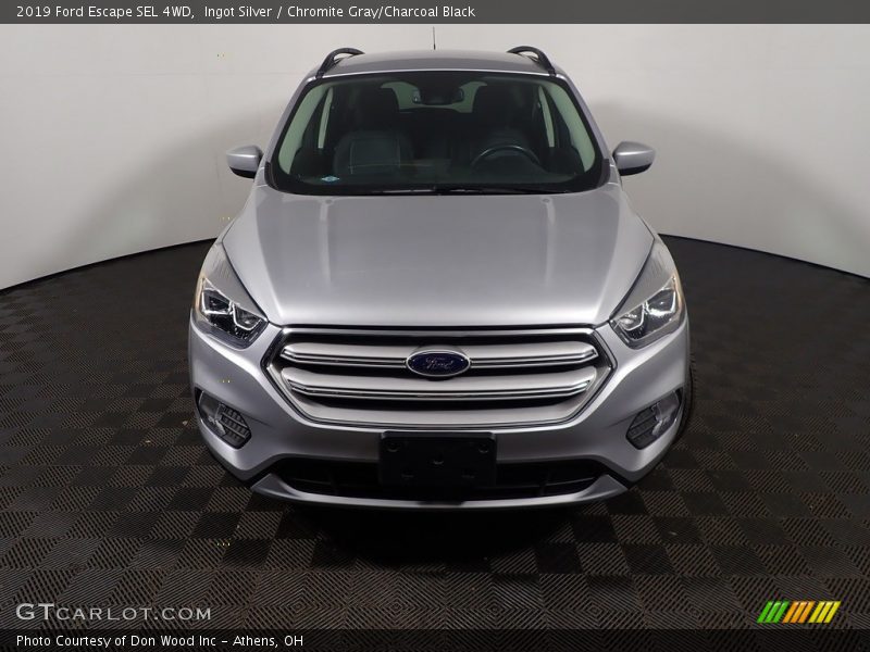 Ingot Silver / Chromite Gray/Charcoal Black 2019 Ford Escape SEL 4WD