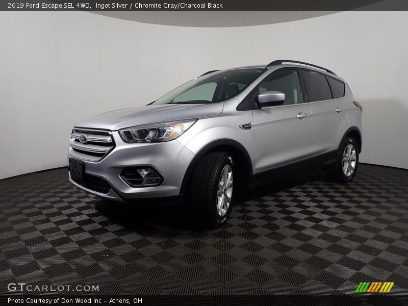 Ingot Silver / Chromite Gray/Charcoal Black 2019 Ford Escape SEL 4WD