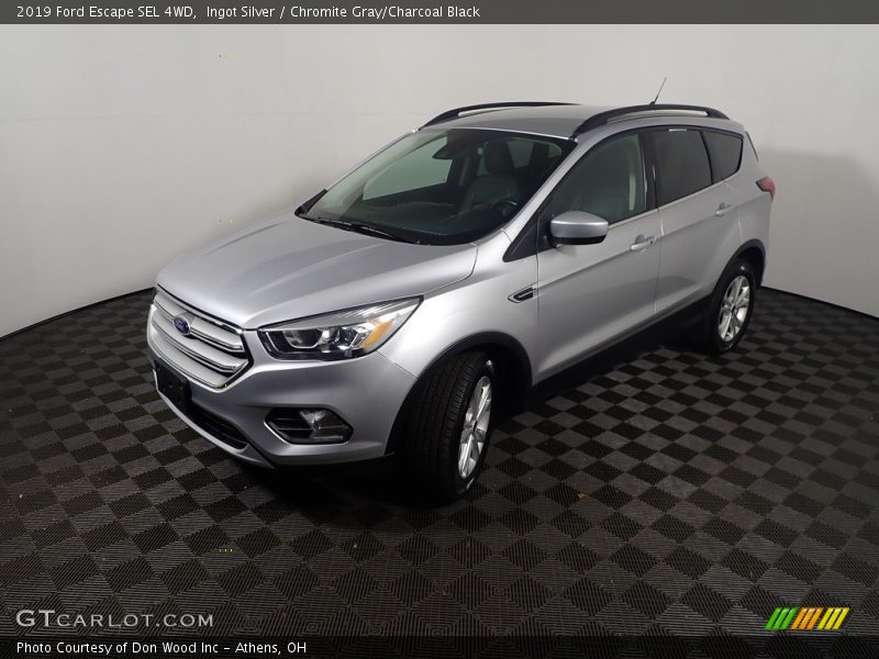 Ingot Silver / Chromite Gray/Charcoal Black 2019 Ford Escape SEL 4WD