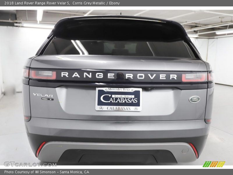 Corris Grey Metallic / Ebony 2018 Land Rover Range Rover Velar S