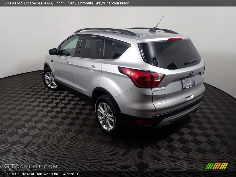 Ingot Silver / Chromite Gray/Charcoal Black 2019 Ford Escape SEL 4WD