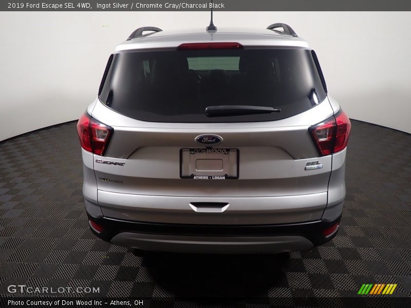 Ingot Silver / Chromite Gray/Charcoal Black 2019 Ford Escape SEL 4WD