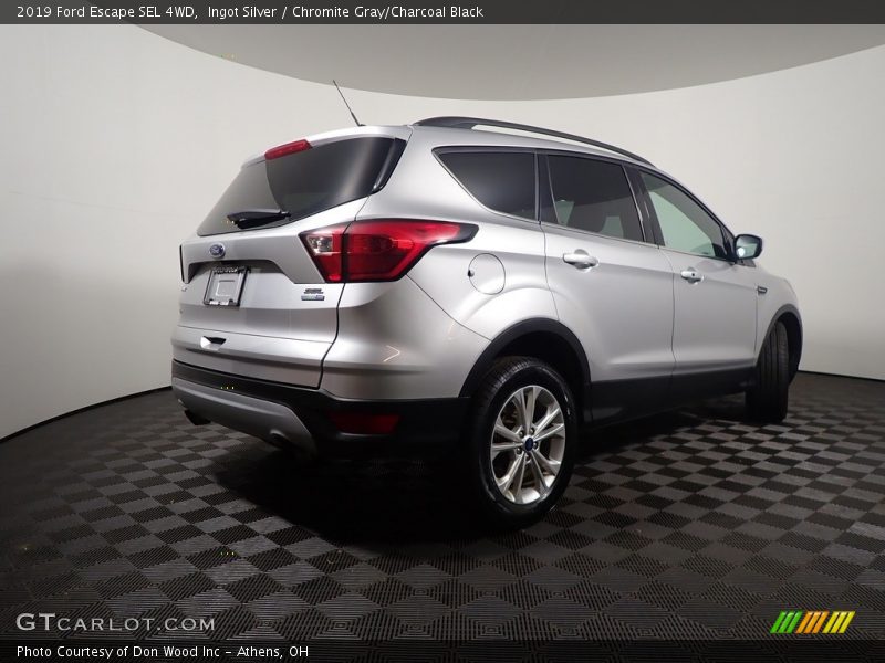 Ingot Silver / Chromite Gray/Charcoal Black 2019 Ford Escape SEL 4WD