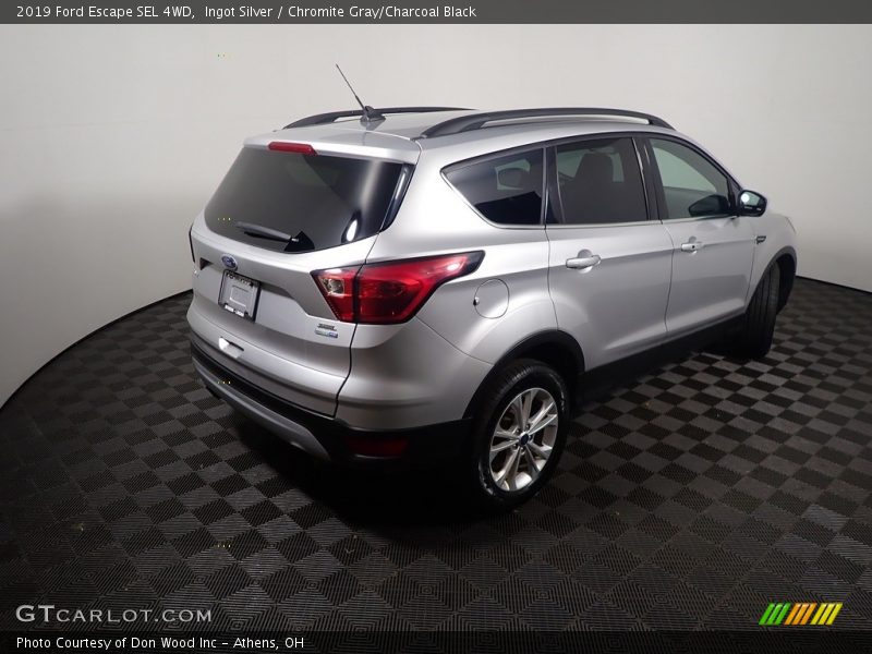 Ingot Silver / Chromite Gray/Charcoal Black 2019 Ford Escape SEL 4WD