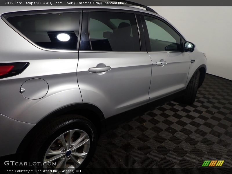 Ingot Silver / Chromite Gray/Charcoal Black 2019 Ford Escape SEL 4WD