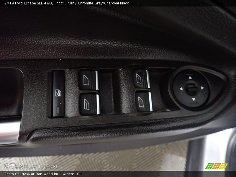 Ingot Silver / Chromite Gray/Charcoal Black 2019 Ford Escape SEL 4WD