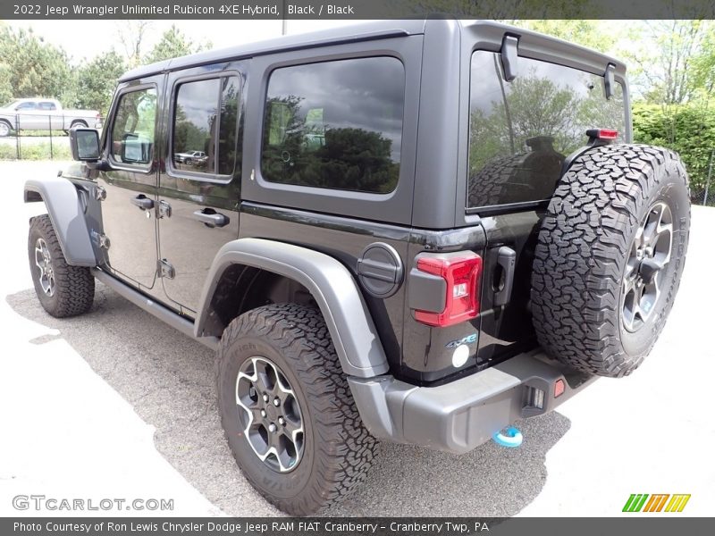 Black / Black 2022 Jeep Wrangler Unlimited Rubicon 4XE Hybrid