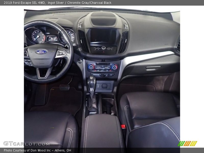 Ingot Silver / Chromite Gray/Charcoal Black 2019 Ford Escape SEL 4WD