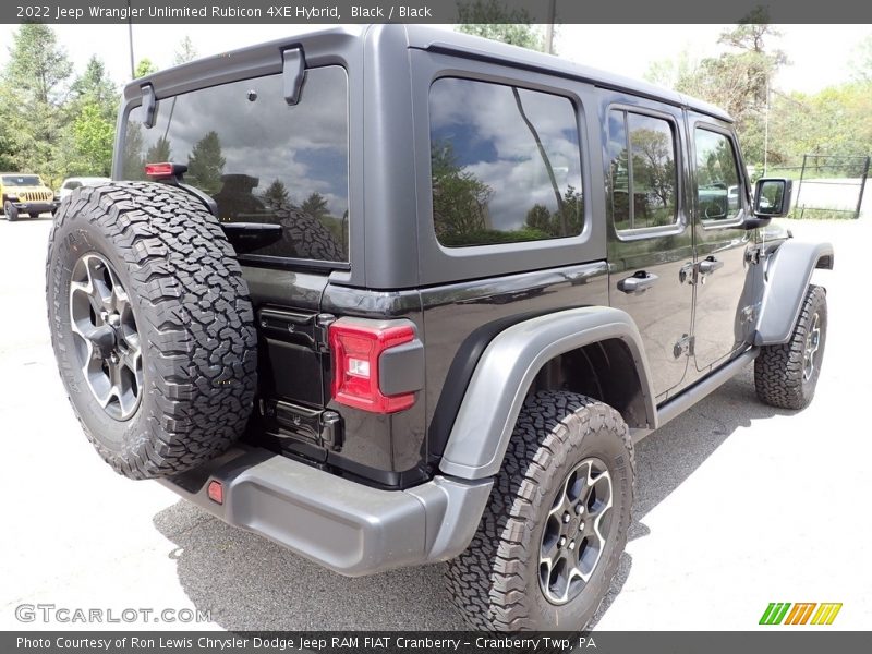 Black / Black 2022 Jeep Wrangler Unlimited Rubicon 4XE Hybrid