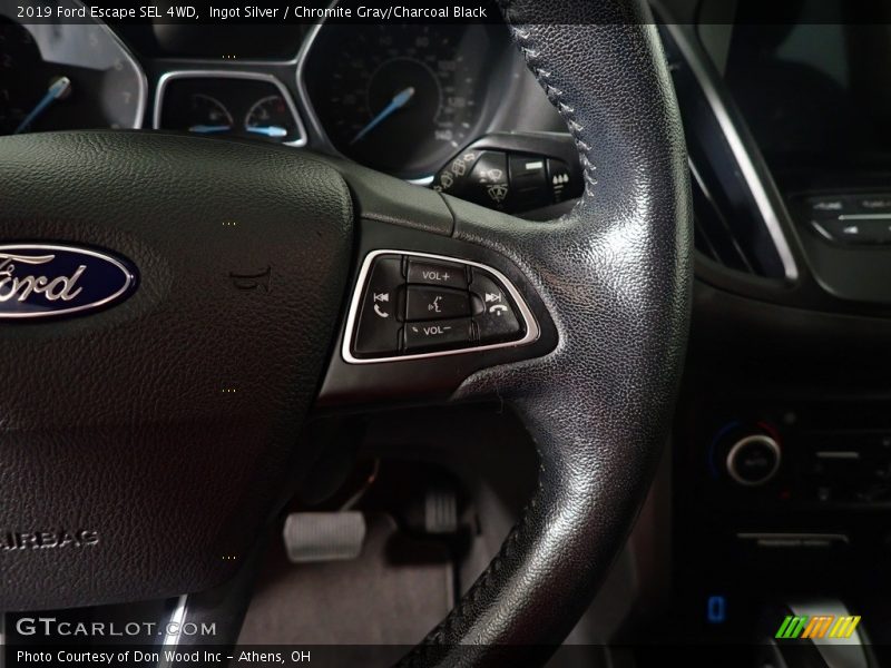 Ingot Silver / Chromite Gray/Charcoal Black 2019 Ford Escape SEL 4WD